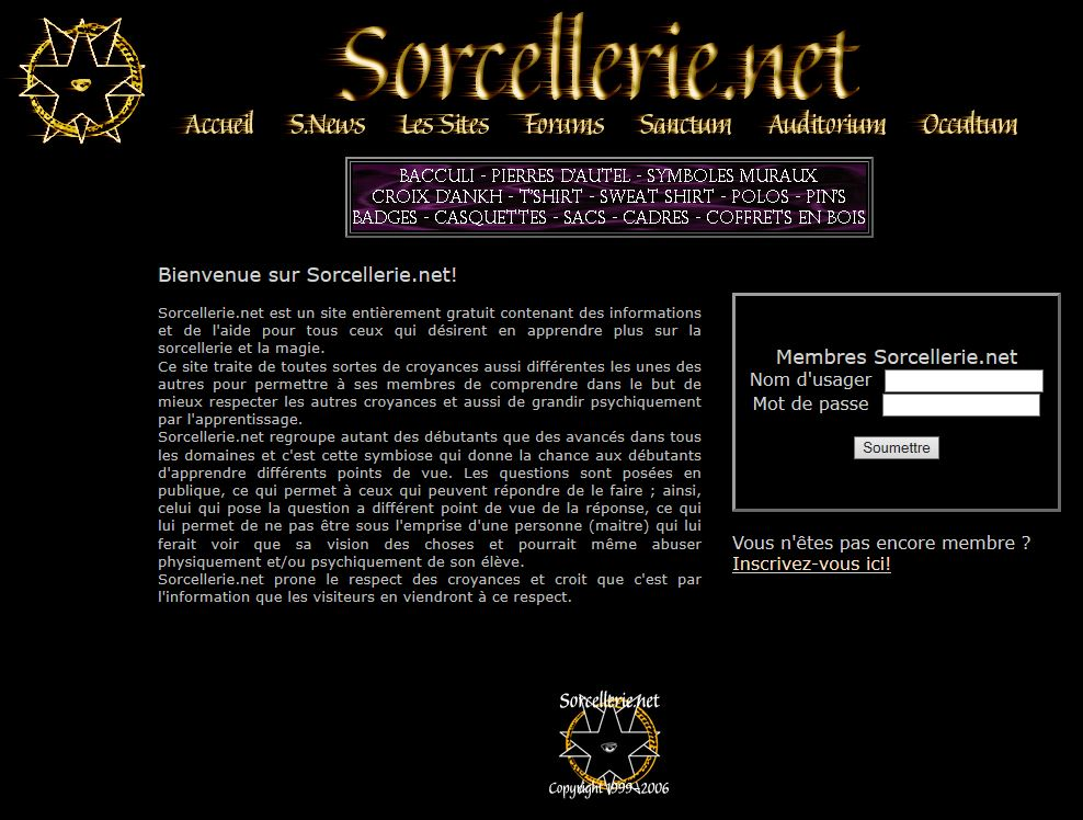 Sorcellerie.net 2006